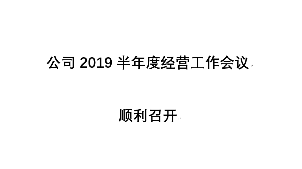 2019年中会